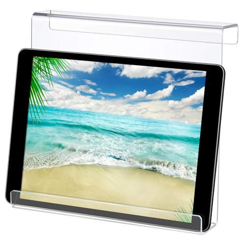 Jetec Treadmill Book Holder Clear Acrylic Tablet Rack, 9 x 8 x 1.5 Inches - size: 9 x 8 x 1.5 Inches