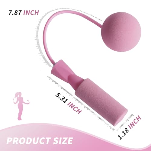 Jump rope,cordless skipping rope,fitness training bodyshaping - color: pink