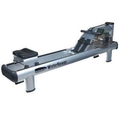 WaterRower M1 Rowing Machine with S4 BLE Monitor | USA Made Water Rower | Original Handcrafted Erg Row Machine for Home Use & Gym - size: Hi Rise