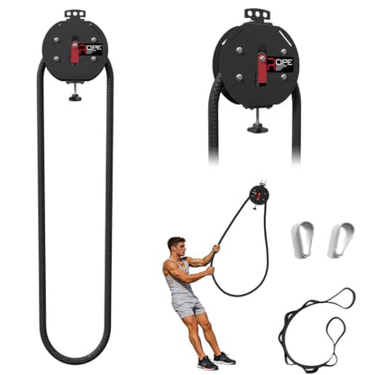 Endless Rope Trainer for Home Gym, Portable Pull Down Machine