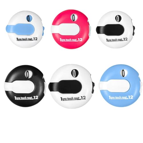 Golf Stroke Counter 1.2 Inch with Touch Reset - color: 6-color