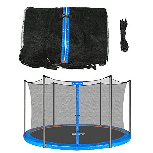 Trampoline Net Replacement Safety Trampoline Net for 6 Straight Poles - size: 15FT Frame