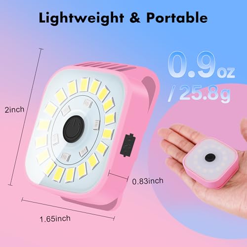redaica 2 Pack Pink Running Lights for Runners, Rechargeable, 4 Modes - color: Pink