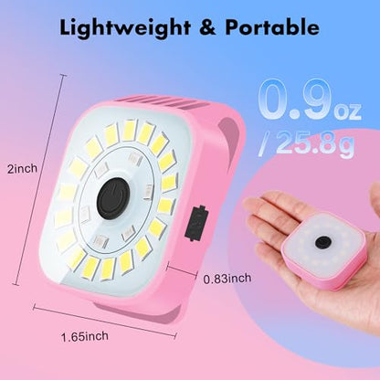 redaica 2 Pack Pink Running Lights for Runners, Rechargeable, 4 Modes - color: Pink