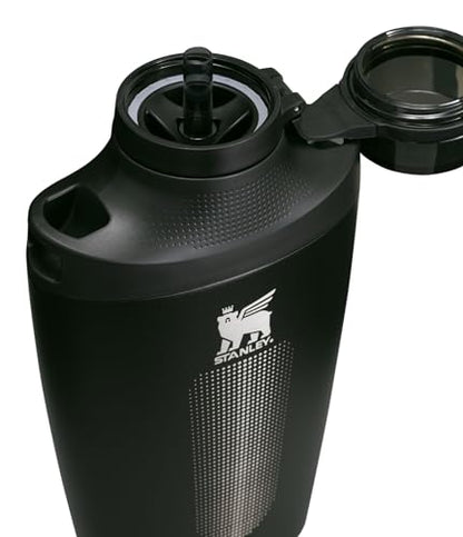 Stanley Cross Bottle 23 oz | Travel Water Bottle with Jacquard Strap | Leakproof Tritan Lid with Removable Straw | Insulated Stainless Steel | BPA-Free | Black - color: Black, size: 23 Ounces