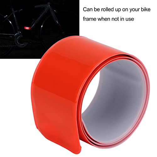 BORDSTRACT 10PCS Reflective Snap Bands, Reflective Wristband, High Visibility Slap Safety Bands for Clothing, Sports, Running, Jogging and Riding(Orange)