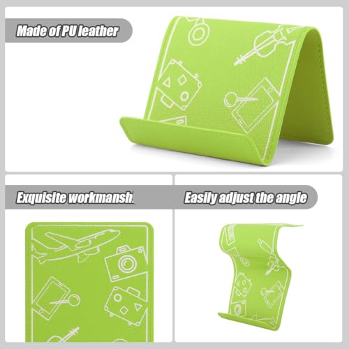 Airplane Phone Holder, Flexible Silicone Phone Holder - color: Green
