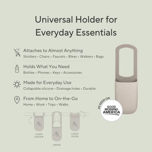 Ryan & Rose Cutie Holder Universal Stroller Cup Holder (Black) - color: Black