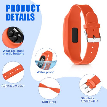 Geyoga Walking Running Pedometer Watch - color: Rainbow Vibrant Multi
