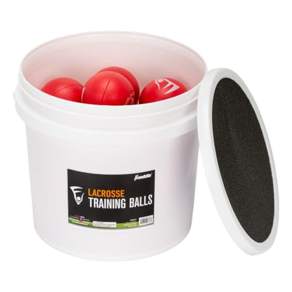Franklin Sports Soft Training Official Size Lacrosse Ball Bucket - 20 Pack