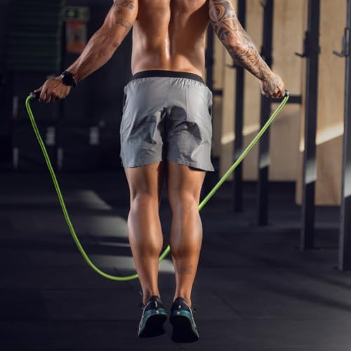 Muay Thai 3.0 Weighted Jump Rope for Men & Women - Professionally Designed for High-Intensity Training | Muay Thai Jump, MMA & Fitness Jump Rope - Full Body Workout Weighted Rope