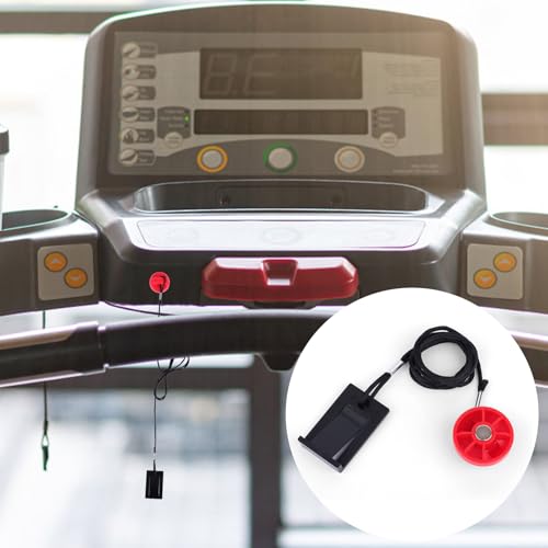 Gosknor 2pcs Treadmill Magnet Safety Key, Magnetic Safety Switch Clip Universal Treadmill Emergency Stop Magnet Running Machines Replacement Parts Accessories - style: Style B