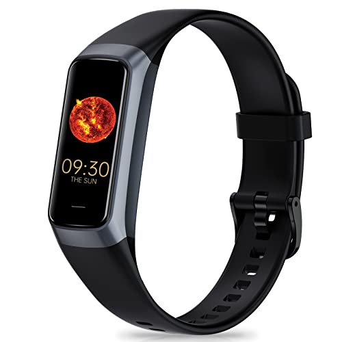 Zeacool Fitness Tracker with 24/7 Heart Rate, Blood Oxygen Blood Pressure Sleep Monitor, Activity Trackers 5 ATM Waterproof,Step Calorie Counter Pedometer Health Smart Watch for Women Men - color: Black