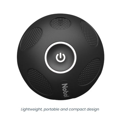 Nobol MyoSphere® Vibration Massage Ball & MyoBelt Kit, Portable Muscle Recovery Tool with Bluetooth Belt Remote Deep Tissue Vibration Rechargeable Massager - Space Black - color: Space Black