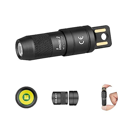 OLIGHT IMINI 2 Rechargeable EDC Keychain Mini Flashlight Black - color: Black