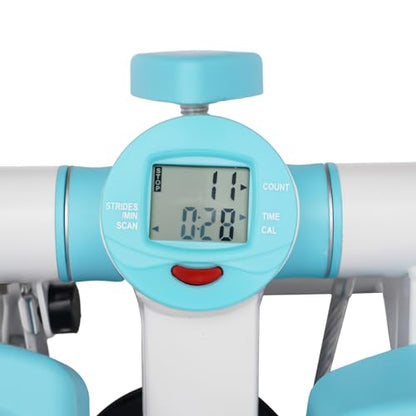 LYNICESHOP Mini Stepper Machine with Resistance Bands, Hydraulic Exercise