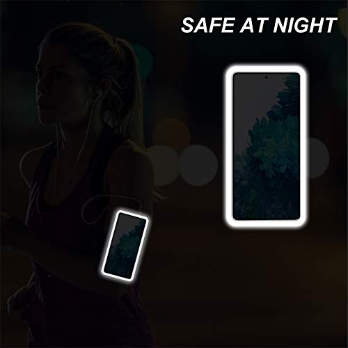 Water Resistant Running Armband for Samsung Galaxy S20 FE/S20+/S10+/S10 Lite/S9+/S8+,Galaxy A60/A51/A50/A32/A30/A20/A11/A10/A8S,with Fingerprint Touch,Adjustable Strap and Card Slot(Black)