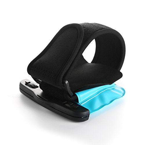 SwimCell Waterproof Key Pouch for Swimming with Armband & Lanyard - Blue - color: Blue, size: Key Case 3 x 4 inches
