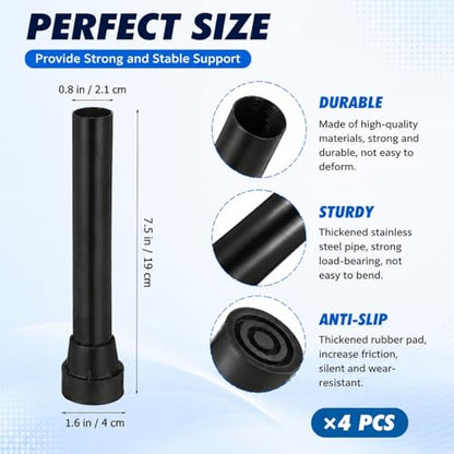 POPETPOP 4Pcs 7.5Inch Universal Trampoline Replacement Legs for Outdoor
