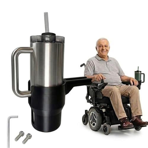 Wheelchair Cup Holder for Permobil Uni-Track