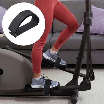 6 Pack Ellipse Leg Exerciser Machine Pedal Straps, Adjustable Pedal Straps for Ellipse Leg Exerciser Machine Under Desk Elliptical Reusable Strap Fitness, Under Desk Elliptical Pedals Band for Seniors
