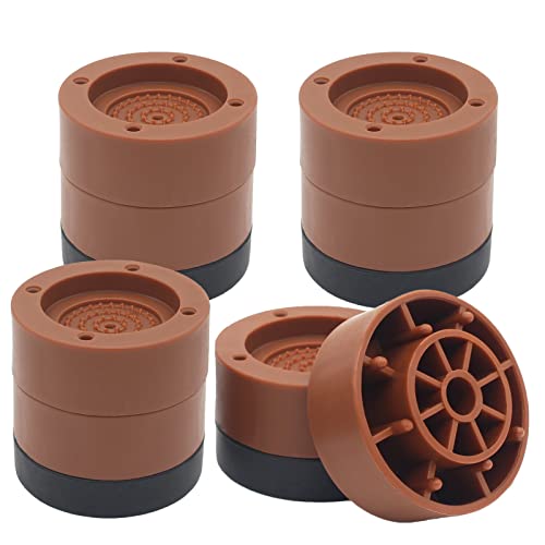 Brown Bed Risers 2 inch Furniture Risers (Set of 4), Bed Lifts - color: Umber-4 Pack, size: two layers (2.3 inch)