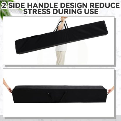 1 Pcs 83 x 12 x 8", 132 L Versatile Large Duffle Bag, Black - color: Black, size: 83 x 12 x 8 Inch, 132 L
