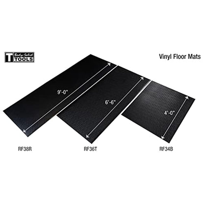 Body-Solid Tools Treadmill Mat - 9ft Vinyl Cardio Mat for Rowers, Exercise Bike and Home Gym Equipment, Ideal for Carpet, Hardwood Floors and Concrete