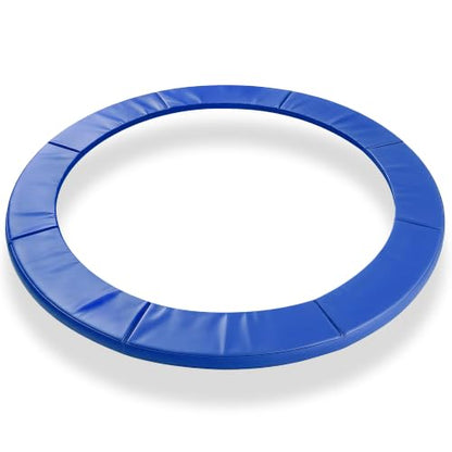 Exacme Double-Sided Round Trampoline Spring Cover, Replacement Safety Pad - color: Blue, size: 16FT