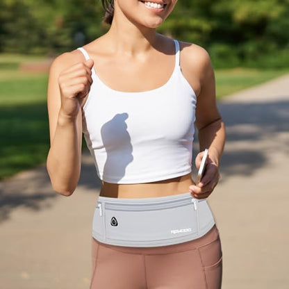 Water Resistant Fanny Pack, Slim Running Belt for Women Men, Grey - color: 04 - Grey