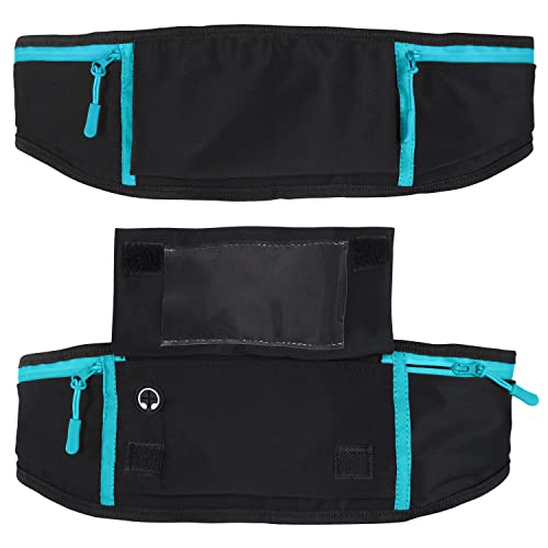 Vive Running Belt Fanny Pack for Women, Men, Kids, Adults, Jogging - color: Teal