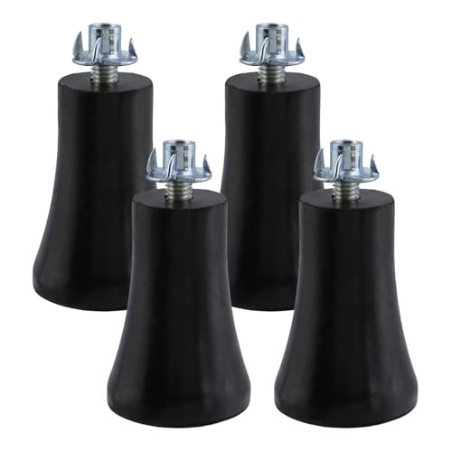 4Pcs 2.5" Height Furniture Legs Feet Pads with Matching T-Nuts - size: 2.5-inch/M8 Bolt