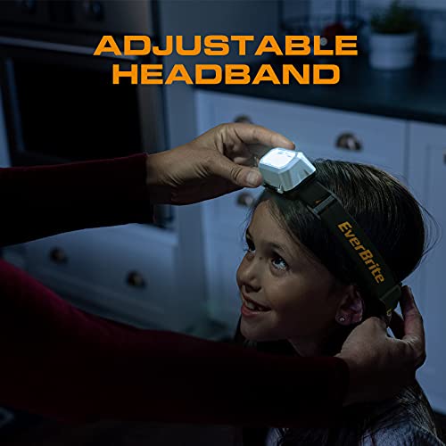 EverBrite 5 Pack LED Headlamp, 4 Lighting Modes with Pivoting Light Head