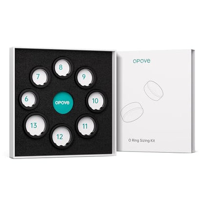 Opove O Ring Sizing Kit - Size First Before You Buy, Choose from 8 Sizes - Sizes 6 to 13, Find The Perfect Smart Ring, Stylish Design, Only Compatible with O Ring Smart Ring - color: Black, size: 6-13 Sizing Kit