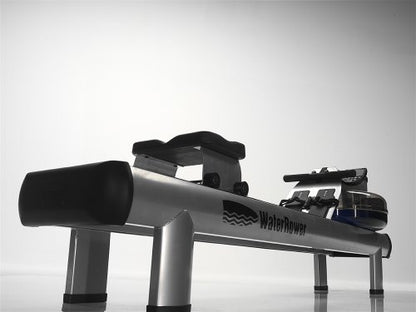 WaterRower M1 Rowing Machine with S4 BLE Monitor | USA Made Water Rower | Original Handcrafted Erg Row Machine for Home Use & Gym - size: Hi Rise