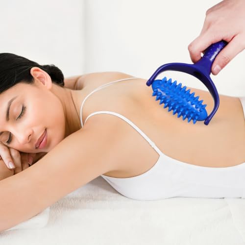 Handheld Massage Stick Roller for Muscles Lightweight Abs PVC Material Back and Neck Massager Tool Designed to Reduce Tension for Sedentary Individuals and Yoga Enthusiasts