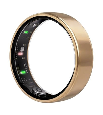femometer Ring Air, Ultra-Thin Smart Ring(Size 9) - color: Rose Gold, size: 9#