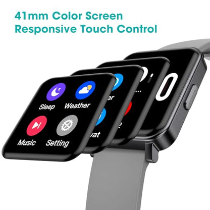Pedometer Watch Senior Friendly No App No Phone Required, Step Counter - color: Gray