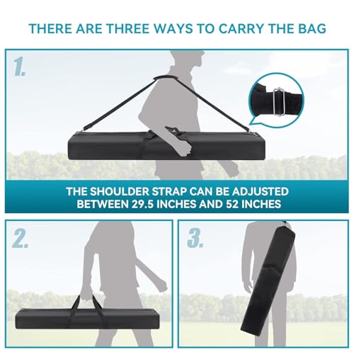 39" Long Tripod Carrying Bag for Speaker Light Mic/Microphone Stands - size: 39‘’