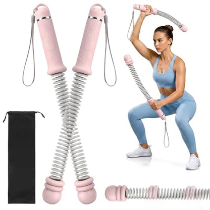 2 Pcs Adjustable Ropeless Battle Ropes for Home Gym