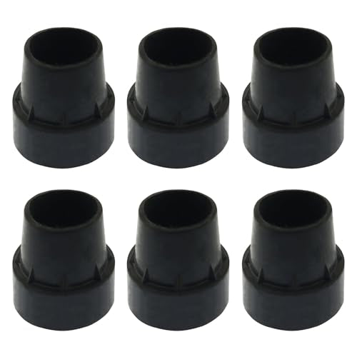 6PCS Trampoline Rubber Feet Covers Plastic Anti Slip Pads Reduce Noise Friction Bounce Bed Bungee Bed Base Tube Sleeve Accessories Black