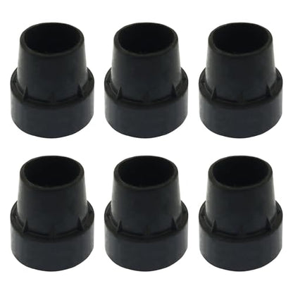 6PCS Trampoline Rubber Feet Covers Plastic Anti Slip Pads Reduce Noise Friction Bounce Bed Bungee Bed Base Tube Sleeve Accessories Black