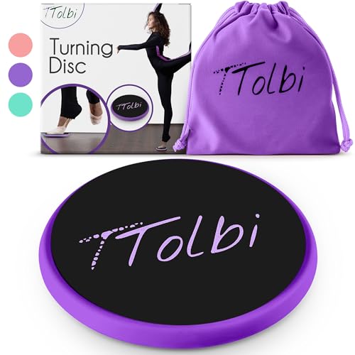 Premium Turning Boards for Dancers, Turn Board for Ballet and Ice Skating - color: Disc Purple