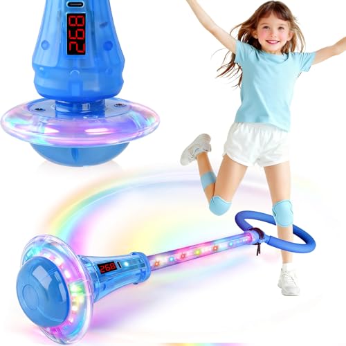 Dolanus Ankle Skip Toys with Counter, 6 7 8 Year Old Girl Birthday Gifts - color: Blue