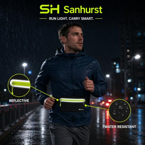 Running Belt – Lightweight Sweat Water Resistant Waist Pack