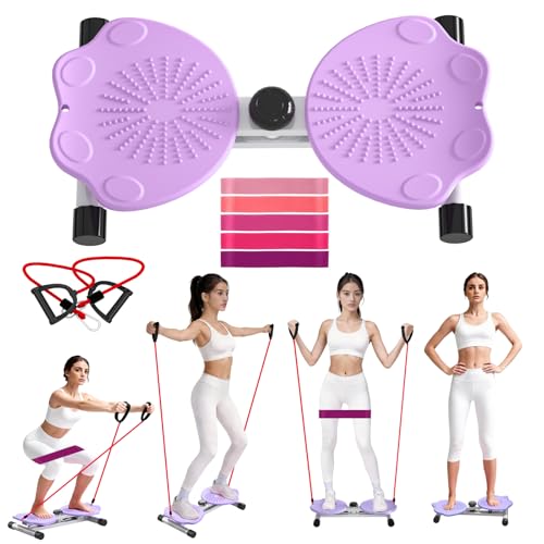 Waist Twister Machine for Exercise - color: purple cat