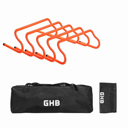 GHB Agility Hurdles 8" Speed Agility Training Hurdles - size: 5 Pack
