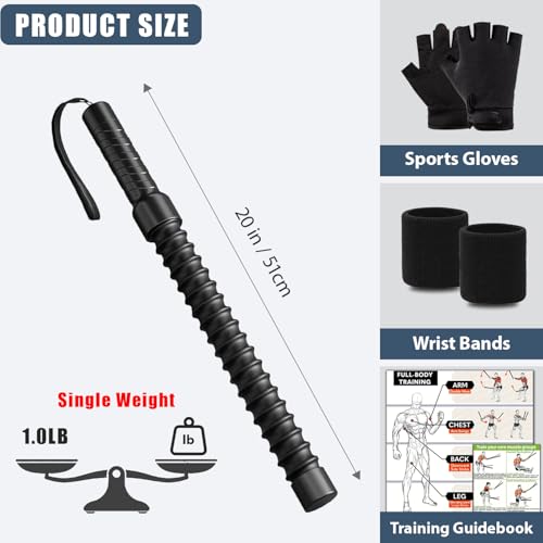 Weighted Ropeless Battle Ropes -1 lbs Each