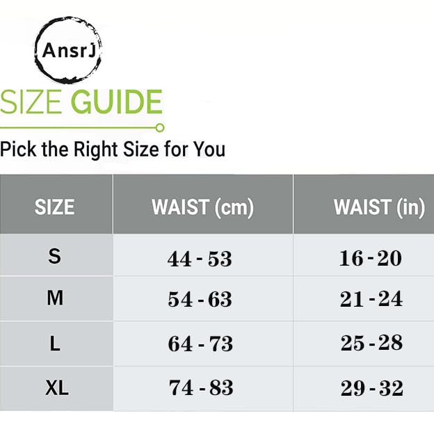 AnsrJ Slim Running Belt,Pockets with Zippers,Waist Pack for Phone Holder. - color: Blue, size: Medium