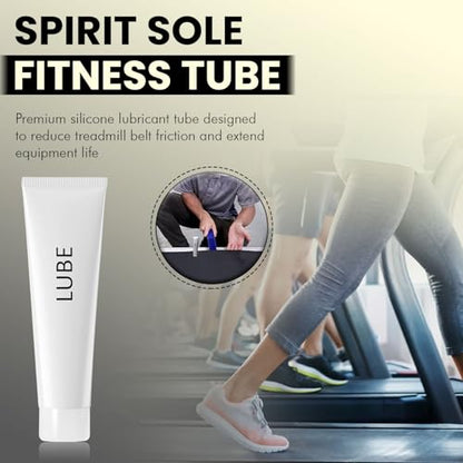 Spirit Sole Treadmill Lubricant Tube of Tread Belt Deck Lube 100% Silicone Lubricantion Oil Maintenance Lubricates Between Belt and Deck p/n N020001 - color: Pack of 1